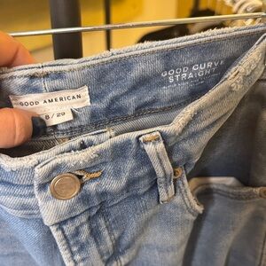 Good American Good Curve Straight High Rise